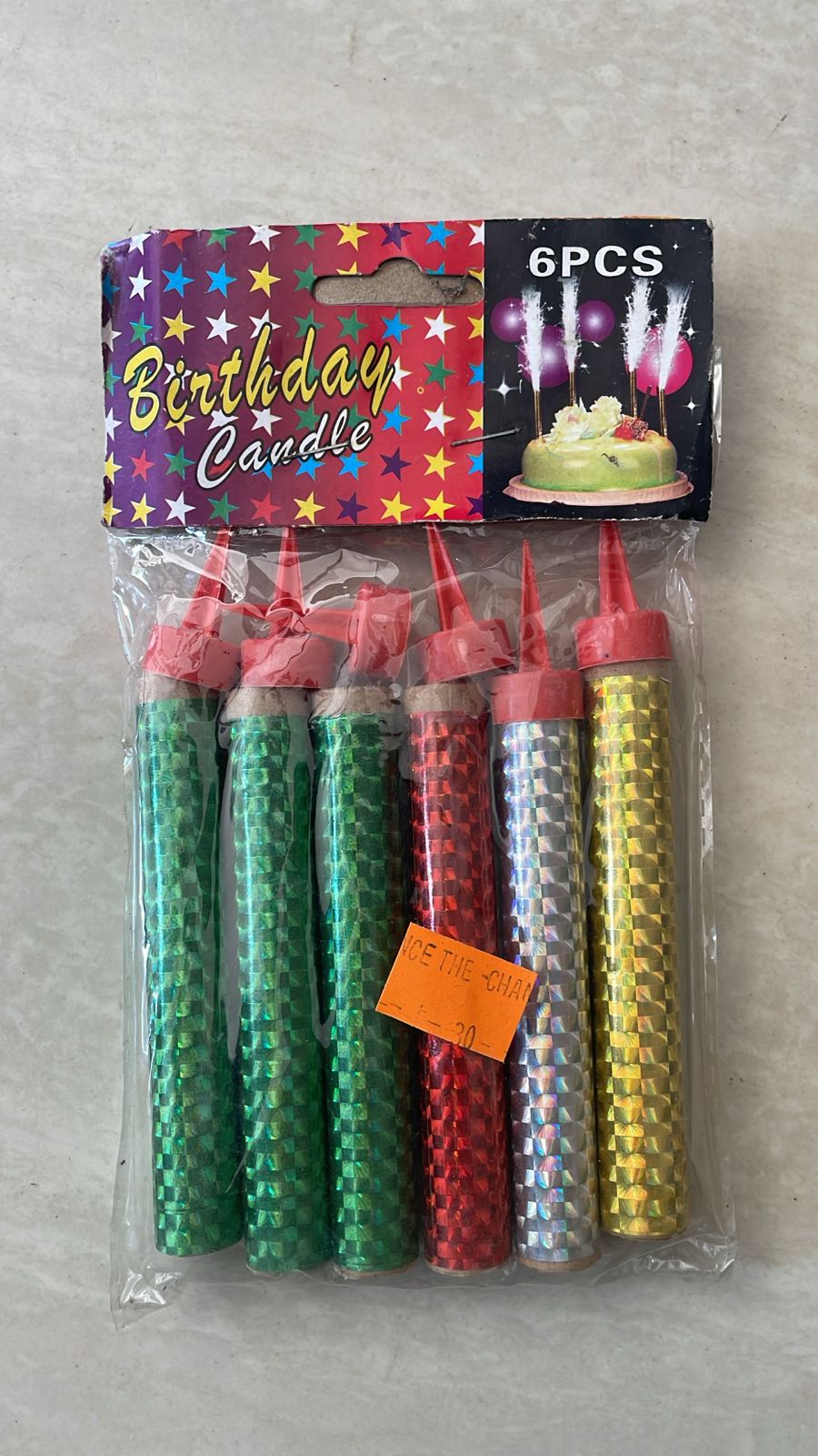 BIRTHDAY CANDLE 4PCS