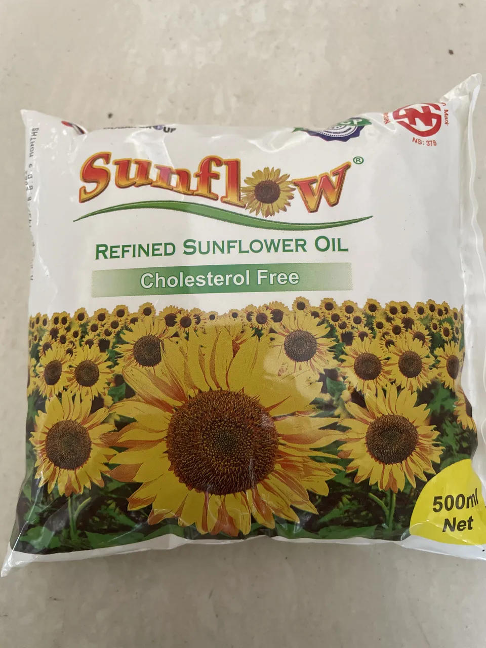 SUNFLOW sunflower oil 500ml